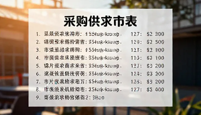 采购需求匹配中的信息不完整如何影响结果